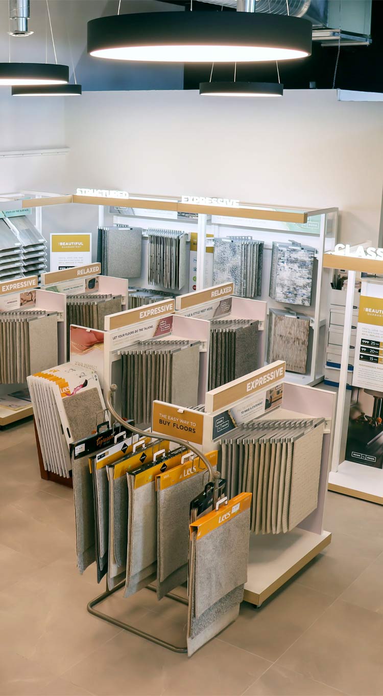 Animated carpet exploded view