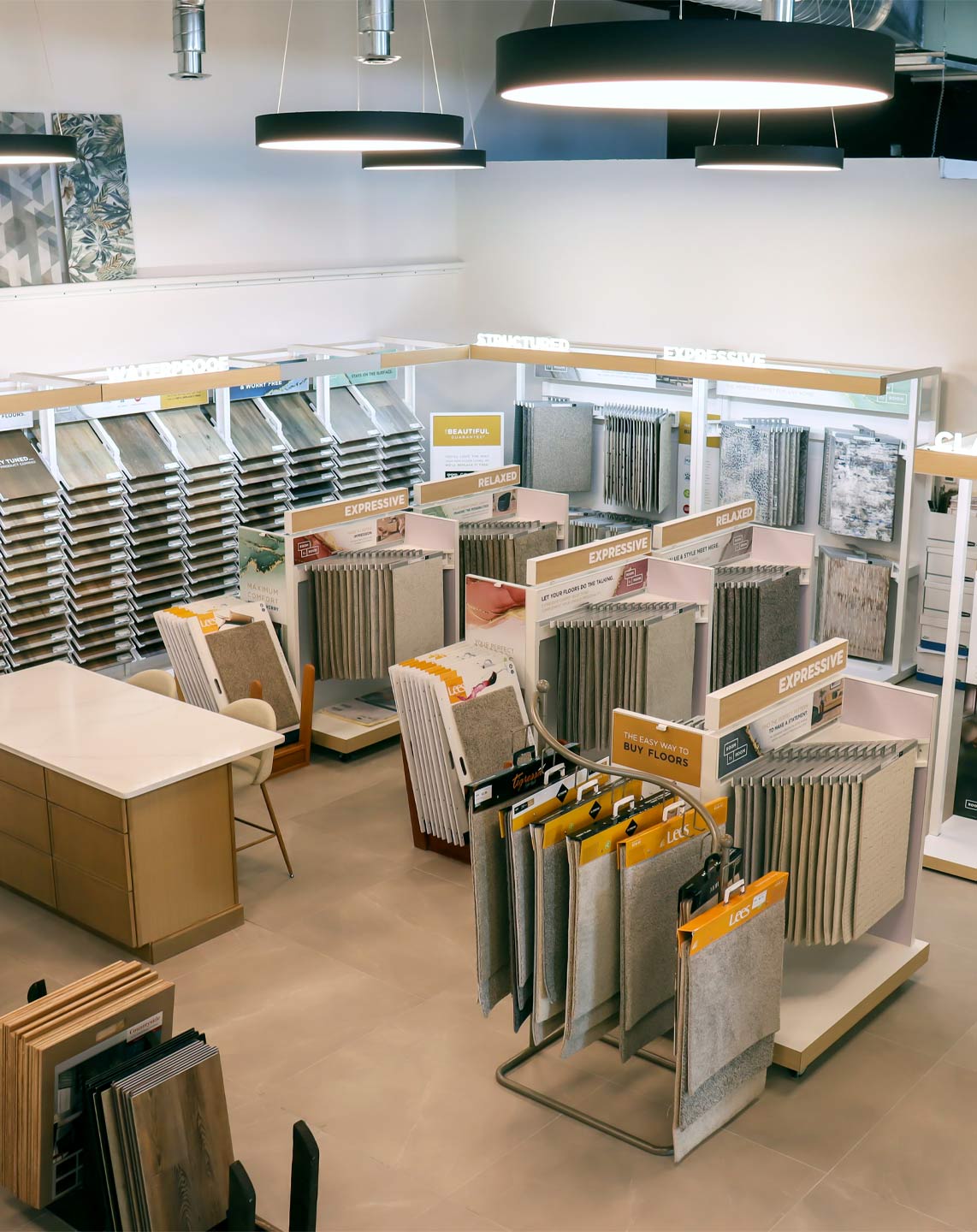 Animated carpet exploded view